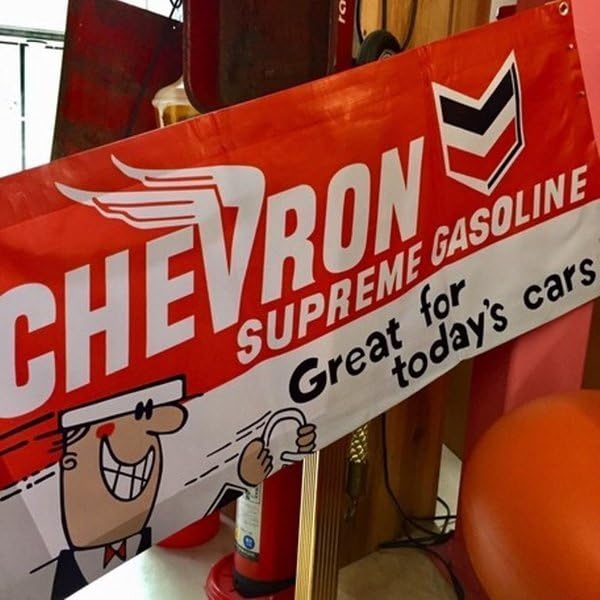 CHEVRON バナー モーターバナー タペストリー アメリカン雑貨 CHEVRON バナー モーターバナー タペストリー アメリカン雑貨